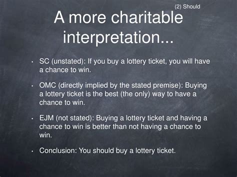 charitable interpretation.